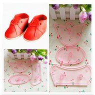TANGCHU Cake Decoration Tool Embosser Cutter Mould Sugarcraft Baby Bootie Cutter Set Of 3 Pieces