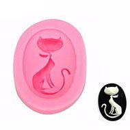 &quot;dipshop Cat Silicone Fondant Mold Cake Decorating Mould Gumpaste Sugarpaste Mold FDA LFGB&quot; shopping N2
