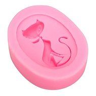 &quot;dipshop Cat Silicone Fondant Mold Cake Decorating Mould Gumpaste Sugarpaste Mold FDA LFGB&quot; shopping N3