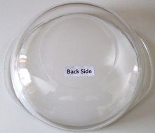 Pyrex 2 Qt Clear Glass Covered Casserole with Knob Lid N4