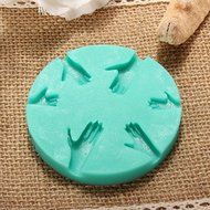 3D Silicone 6pcs Palm Cake Mold Fondant Chocolate Mould N2
