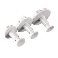 Lariy 3Pcs/Set Cake Fondant Hydrangea Shape Flower Shape Cake Mold N6