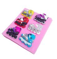 Yunko 3d skating shoes Silicone Fondant Cake Decorating Mold Chocolate Mold Candy Mold N2