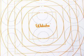 Webake 2 Pack Silicone Pastry Mat Large 23.6&quot; x15.7&quot; and 16.5&quot; x 11.6&quot; Baking Liner Recipe Measurements Non Slip... N5