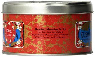 Kusmi Tea Russian Morning No. 24, Loose Tea, 8.8-Ounce Tins N3