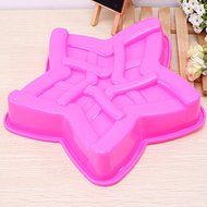 Large Pentagram Silicone Cake Pan Mold Baking Pan Tray
