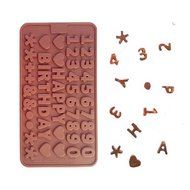 Lariy DIY Silicone Alphabet Letter Trays Chocolate Mold Cake Fondant Decorating Tools
