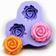 Yunko W0602 Set of 2 of Different Three Little Flower Silicone Fondant Mold Mold Sugar Mold Craft Mold Chocolate... N2