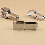 Spoon Fork Knife Shape Cookie Cutter Cutlery Pastry Mold Stainless Steel 3Pcs N6