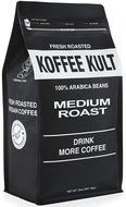 Koffee Kult - Medium Roast Coffee Beans (2 lb Whole Bean) Highest Quality Delicious Coffee - Fresh Gourmet Aromatic...
