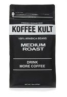 Koffee Kult - Medium Roast Coffee Beans (2 lb Whole Bean) Highest Quality Delicious Coffee - Fresh Gourmet Aromatic... N16