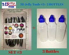 3D Jelly Cake Tools - Type 3 and 3 Bottle 3D Jelly Tools not include needle