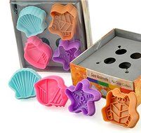 Yunko Sea Creature Cookie Cutters Plungers for Cake Decoration Fondant Bakeware