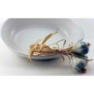 Oval Baking Dish in White N3