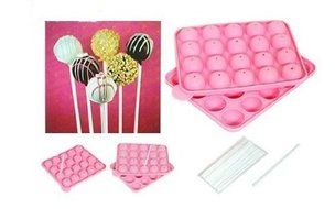 SILICONE NON STICK CAKE POP SET BAKING TRAY MOLD BIRTHDAY PARTY 20 UNITS