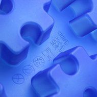 Wholeport 7-Cavities Puzzles Silicone Cake Mold Mould Cake Pan Handmade Biscuit Mold N3