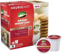 Green Mountain Coffee, Cinnamon Sugar Cookie, K-Cups for Keurig Brewers, 18 C...