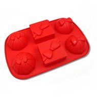 Great Value Red Silicone Cake Mold Set N2