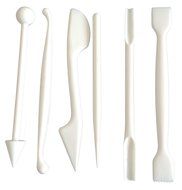 Taloyer 6 Pcs Sugarcraft Fondant Cake Decorating Modelling Kit Tools