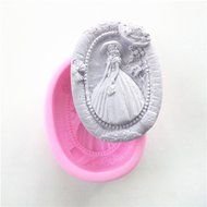 Yunko Lady Shape Silicone Fondant Candy 3d Molds Soap Cake DIY Decorating