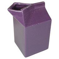 Purple - Colorful Ceramic Milk Carton Creamer