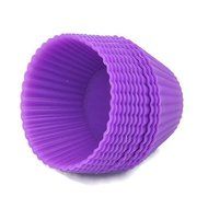 12PCS Silicone Soft Round Cake Muffin Chocolate Cupcake Liner Baking Cup Mold LU N2