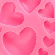 SHINA Various Heart Fondant Soap Sugar Craft Cake Cookie Decorating Silicone Mold #131 N6