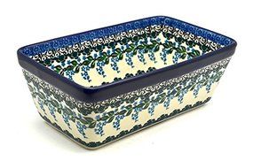 Polish Pottery Baker - Loaf Dish - Wisteria