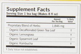 Yogi Blueberry Slim Life Green Tea, 16 Tea Bags (Pack of 6) N34
