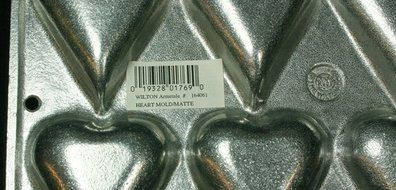 Wilton Armetale Heart Mold/Matte &quot;Gimmee A Bake&quot; #164061 N2