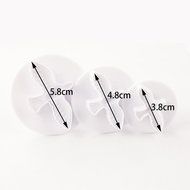 DUFUSTORE Fondant Cake Bread Decorating Sugarcraft Mold Cookie Plunger Cutters Tools Doves N4