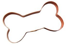 5 Inch Copper Dog Bone Cookie Cutter by The Fussy Pup