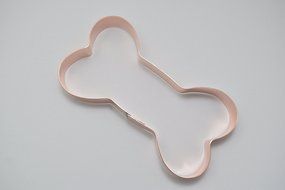 5 Inch Copper Dog Bone Cookie Cutter by The Fussy Pup N4