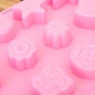 14 Shape Silicone Chocolate Mold Fondant Cake Mould N3