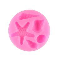 Lariy Silicone Starfish Shell Trays Chocolate Mold Cake Fondant Decorating Tools N3