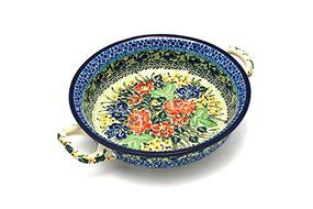 Polish Pottery Baker - Round with Handles - Small - Unikat Signature - U4400