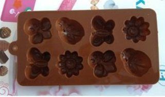 butterfly and flower shape Muffin Sweet Candy Jelly fondant Cake chocolate Mold Silicone tool Ice mould Baking... N2