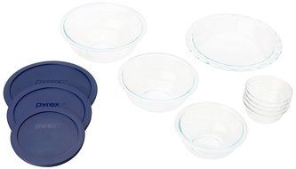 Pyrex Easy Grab 8-Piece Glass Bakeware and Food Storage Set N10