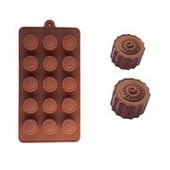 Sunflower Lid Shape Chocolate Silicone Mold Baking Cake Decoration