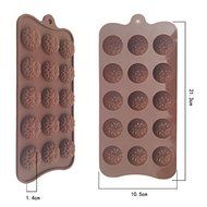 New silicone cake mold 15 hole sunflowers DIY chocolate ice mold