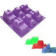 Allforhome(TM) 6 Truck Jeep Car Shape Handmade Soap Molds Silicone Cake Baking Molds Cake Pan Muffin Cups Polymer...