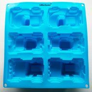 Allforhome(TM) 6 Truck Jeep Car Shape Handmade Soap Molds Silicone Cake Baking Molds Cake Pan Muffin Cups Polymer... N2