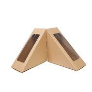 Medium Kraft Sandwich Box with Display (Set of 50)
