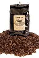 Rising-Sun Roasted Whole Coffee Beans, Brazil Peaberry N6