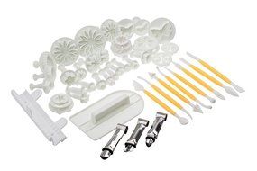 Amazing Value And Quality Sugar Craft 46pcs Tools Accessories Set Kit For Cakes Modelling And Decorating With... N3