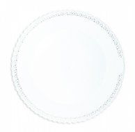 ScrapCooking 5220 Round Cake Plate, White