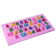 3D Chocolate Candy Pudding Letter Baking Decorating Mould Bakeware Russian Alphabet Silicone Mold shopping N3