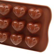 Ice Baking Silicone Mould Heart Chocolate Cake Cookie Jelly shopping N4
