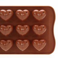 Ice Baking Silicone Mould Heart Chocolate Cake Cookie Jelly shopping N5
