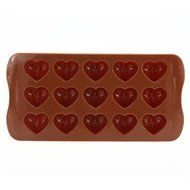 Ice Baking Silicone Mould Heart Chocolate Cake Cookie Jelly shopping N8